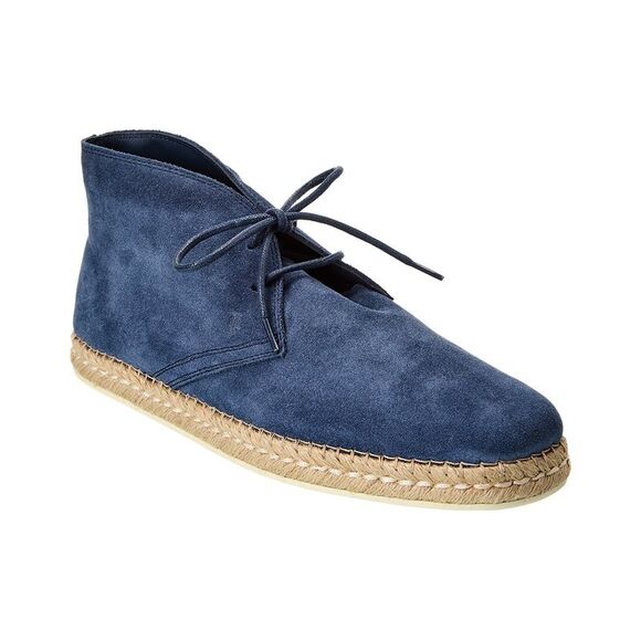 Tods Suede Boot Blue
